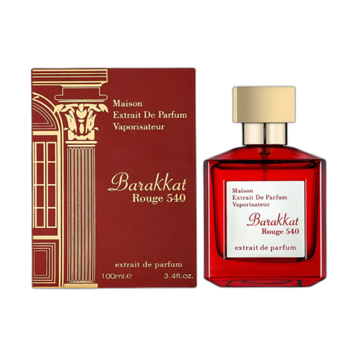 FRAGRANCE WOLD BARAKKAT ROUGE EXTRAIT 540 100ML UNISEX