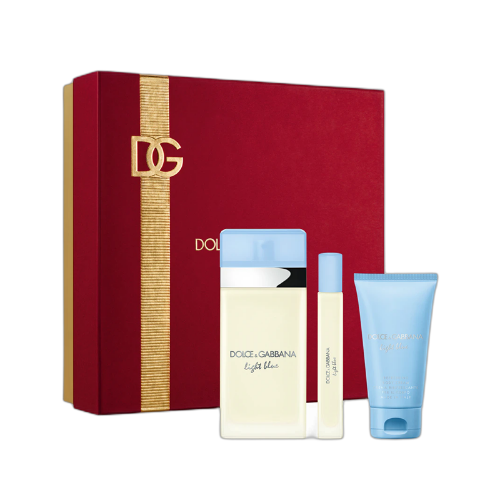 SET DOLCE GABBANA LIGHT BLUE MUJER
